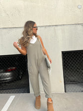 Load image into Gallery viewer, RELAXED FIT JUMPSUIT OLIVE

