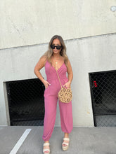 Load image into Gallery viewer, TALK TO ME JUMPSUIT MAUVE
