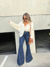 Load image into Gallery viewer, FLARE WITH ME JEANS DK DENIM
