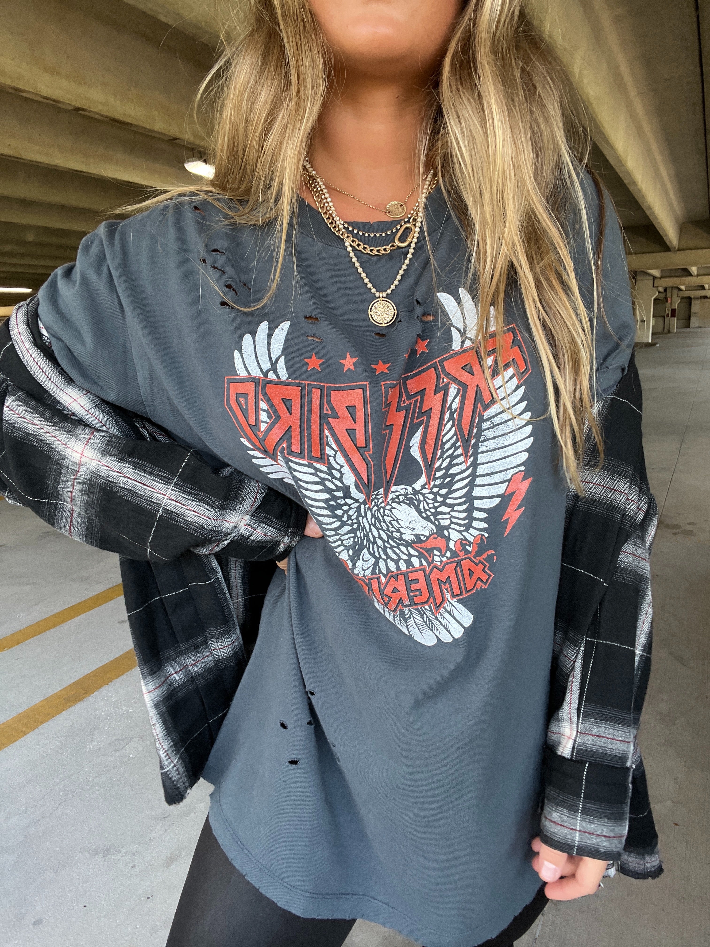 Wait For You Flannel Black