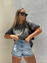 Load image into Gallery viewer, WASHED FREE BIRD GRAPHIC TEE BLACK
