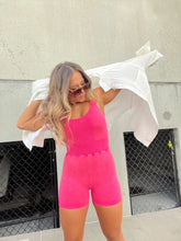 Load image into Gallery viewer, LEVEL UP HOT SHOT ROMPER PINK
