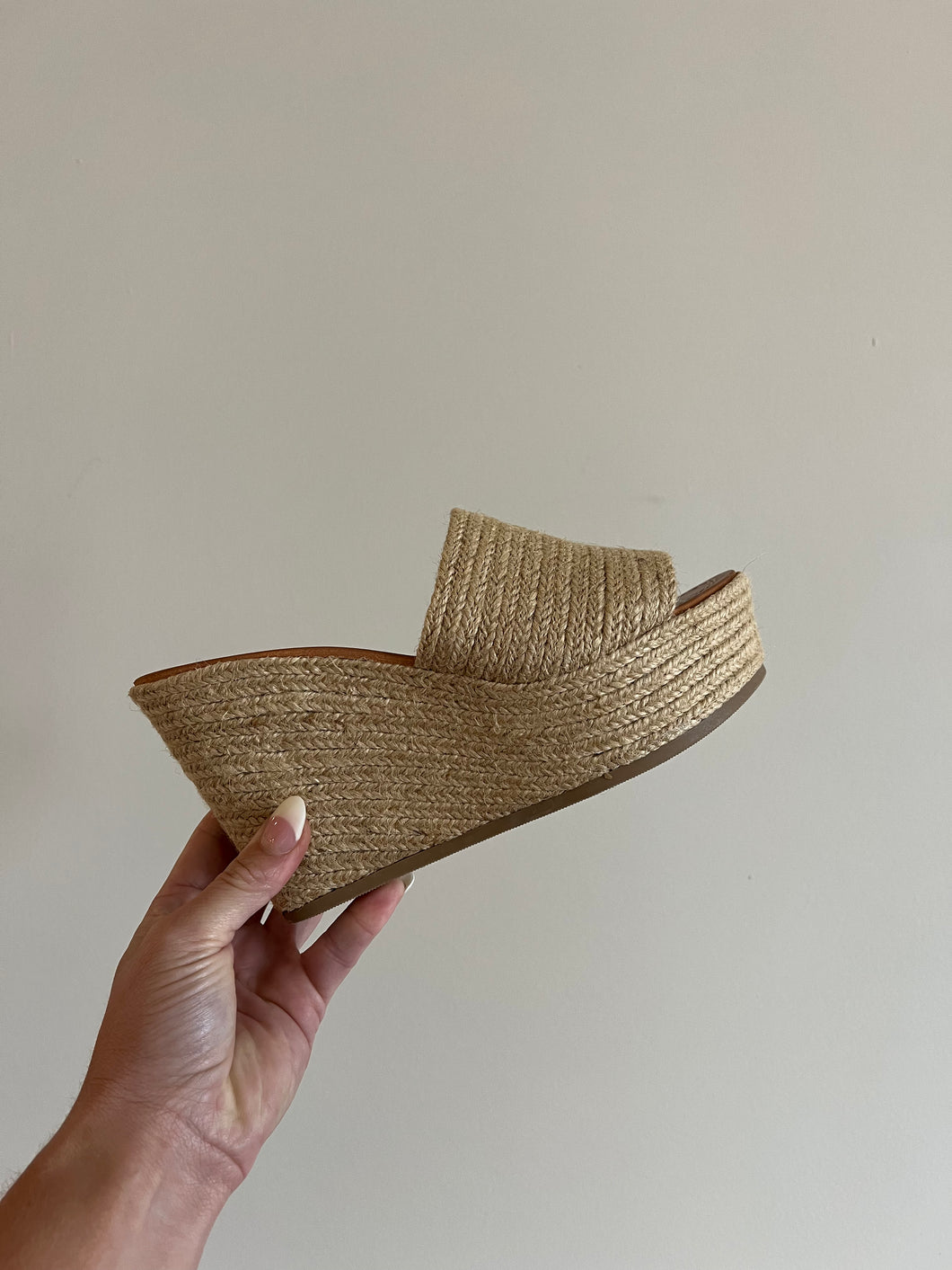 THE ORIGINAL WEDGES JUTE TAN