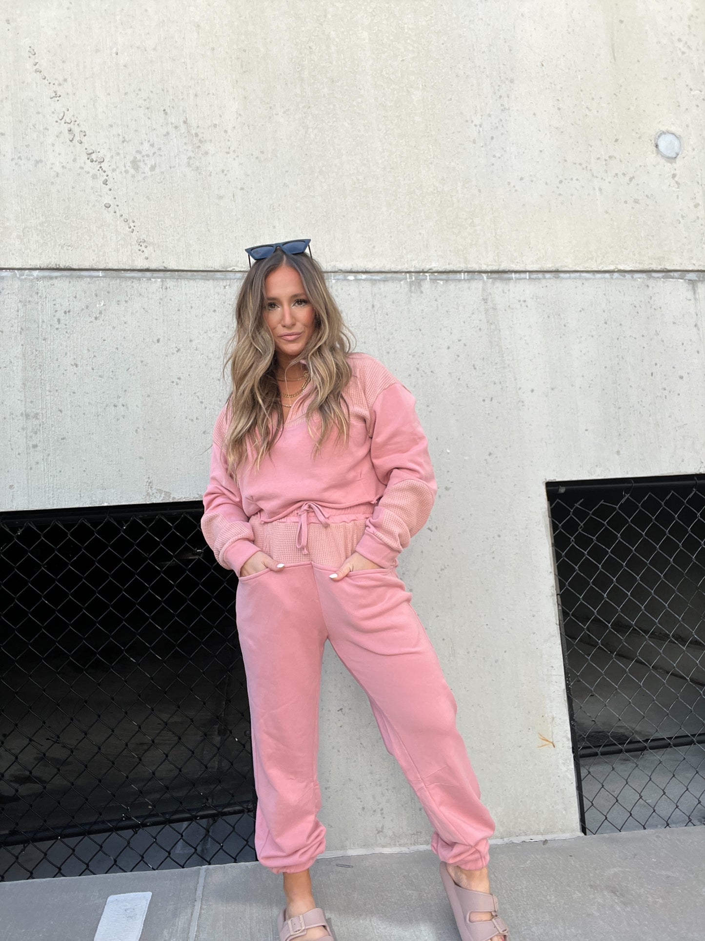 PINK IT'S COMPLICATED JOGGERS