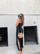 Load image into Gallery viewer, SELENA SMOCKED JUMPSUIT BLACK

