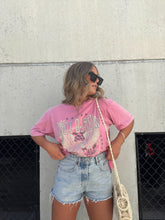 Load image into Gallery viewer, ROCK N ROLL TEE WASHED PINK
