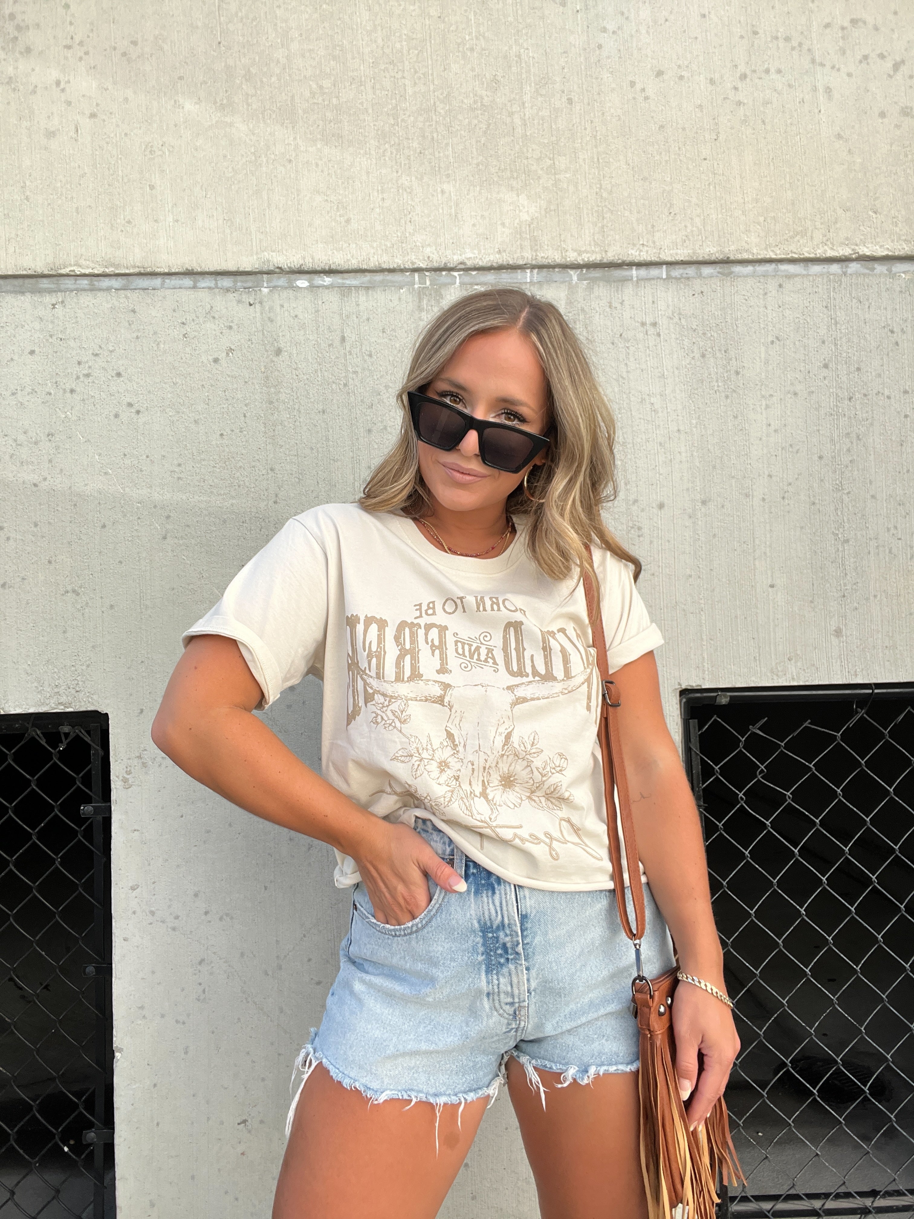 Born to Be Wild and Free Beige