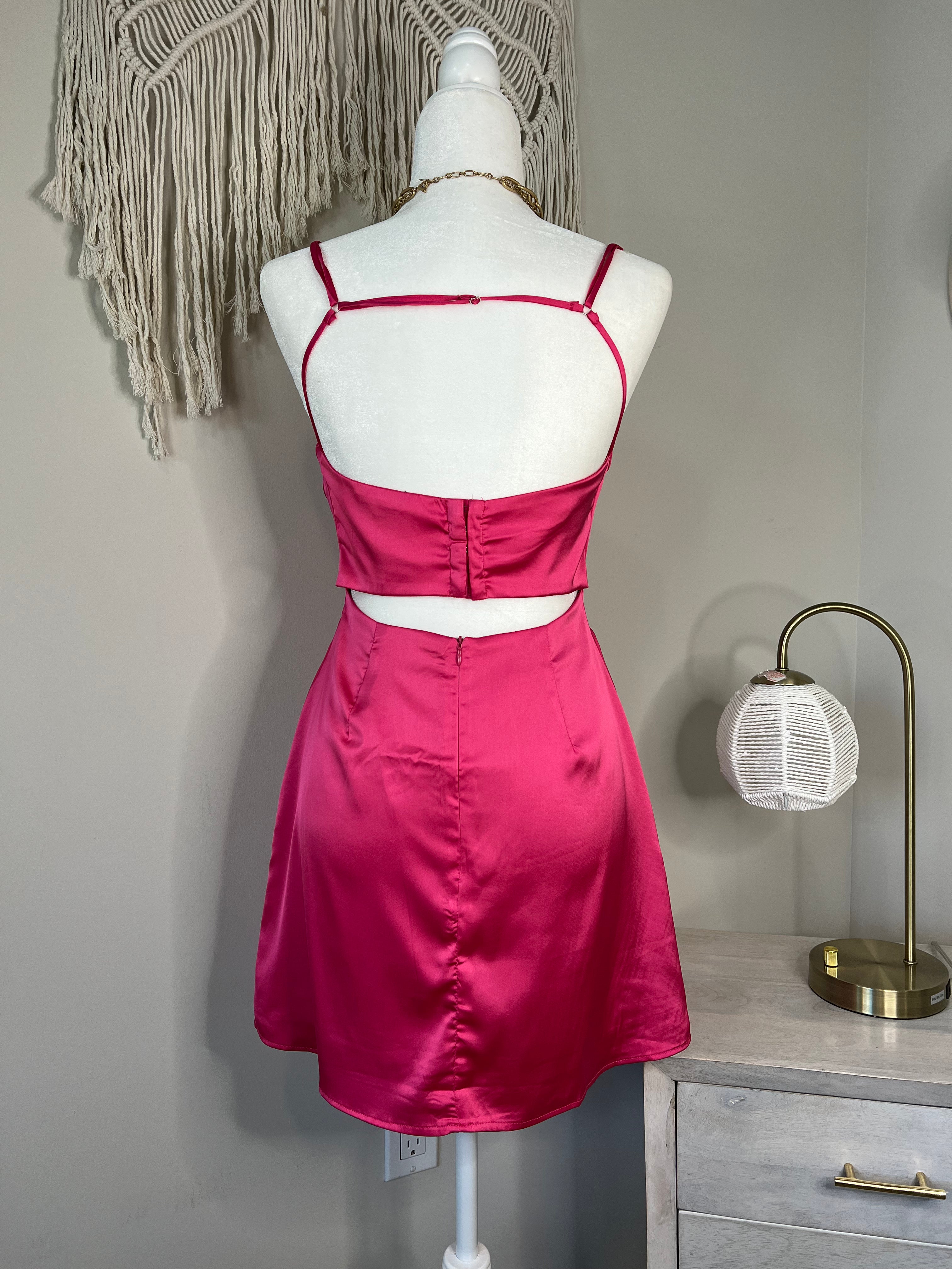 NYE MINI DRESS PINK