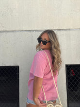 Load image into Gallery viewer, ROCK N ROLL TEE WASHED PINK
