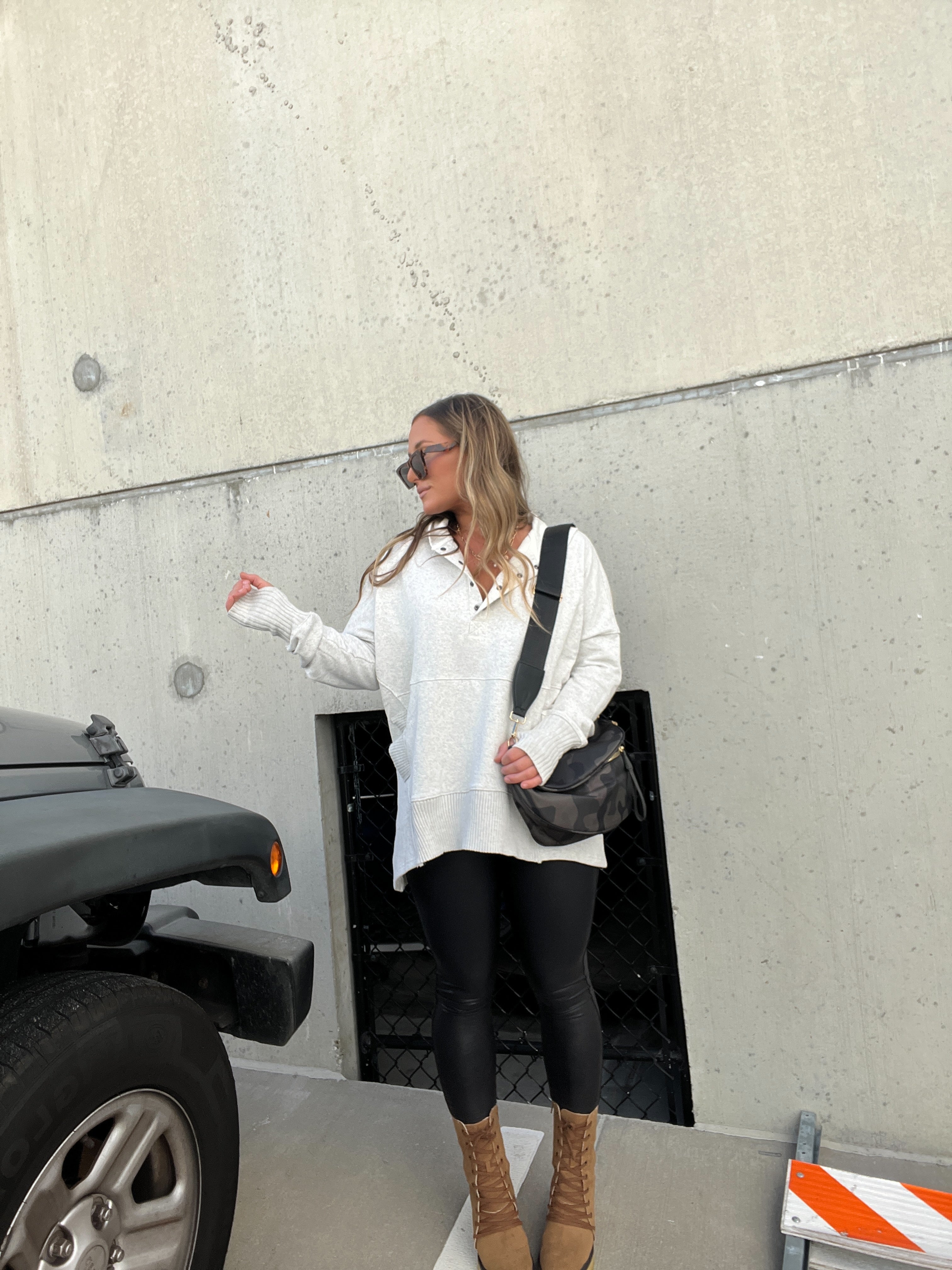 Oversized Camo Belt Bag