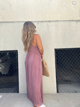 Load image into Gallery viewer, ROMANTIC PLANS MAXI DRESS PLUM

