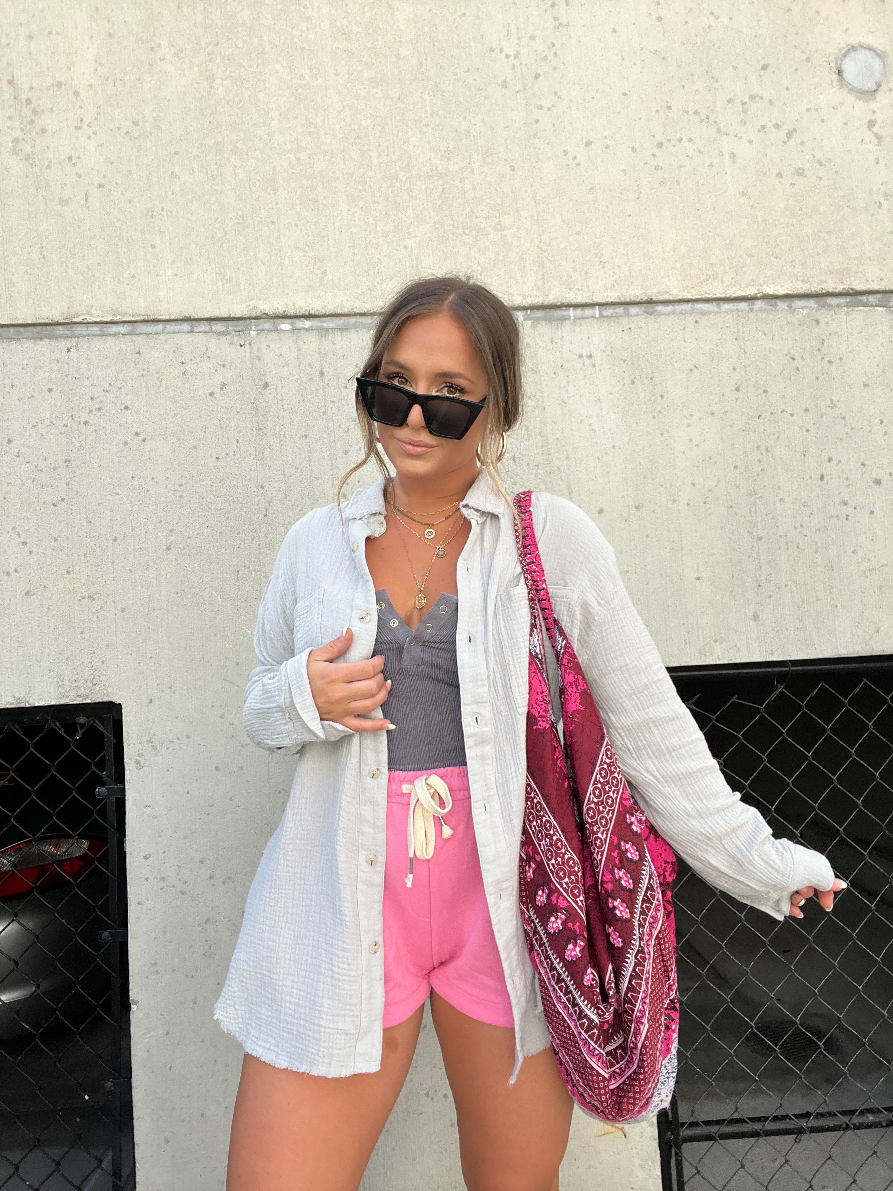 Love is Gauze Button Down Cloud