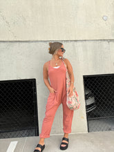 Load image into Gallery viewer, RUST RELAXED FIT JUMPSUIT
