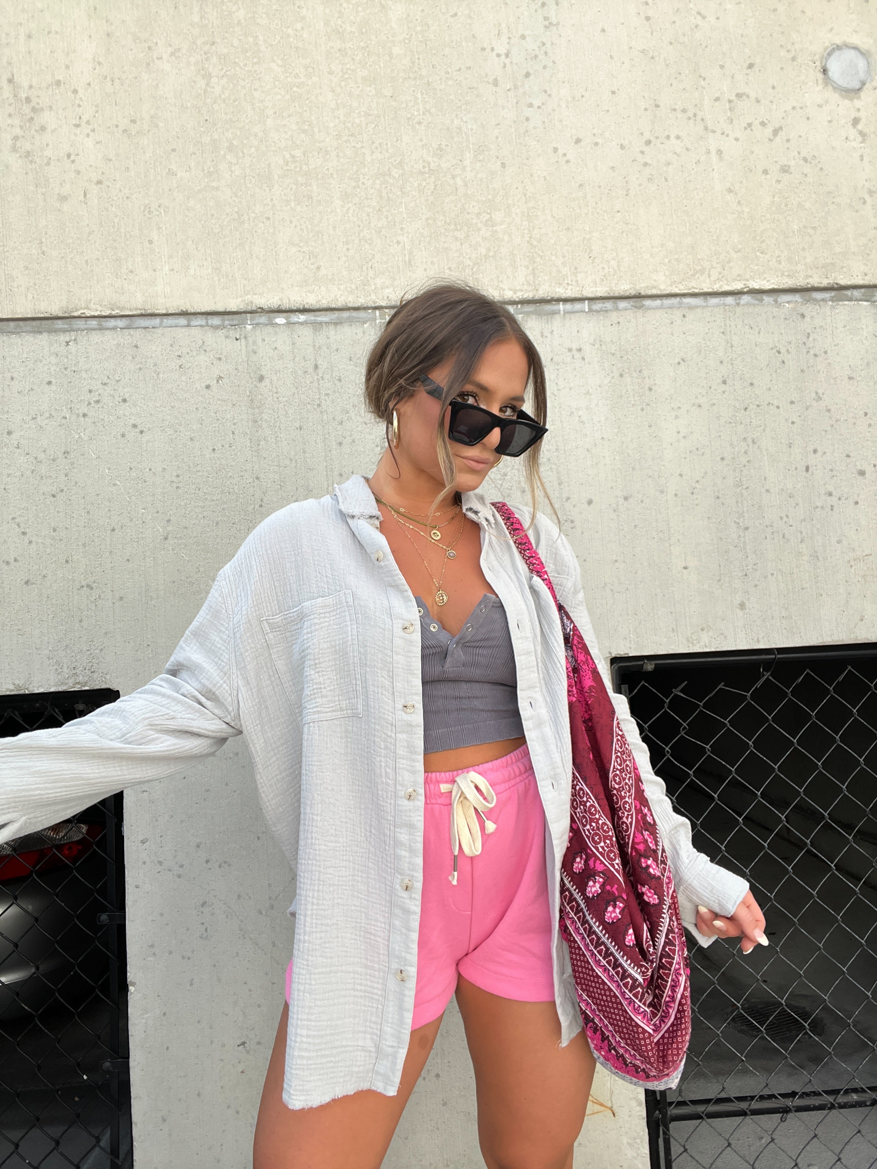 Love is Gauze Button Down Cloud