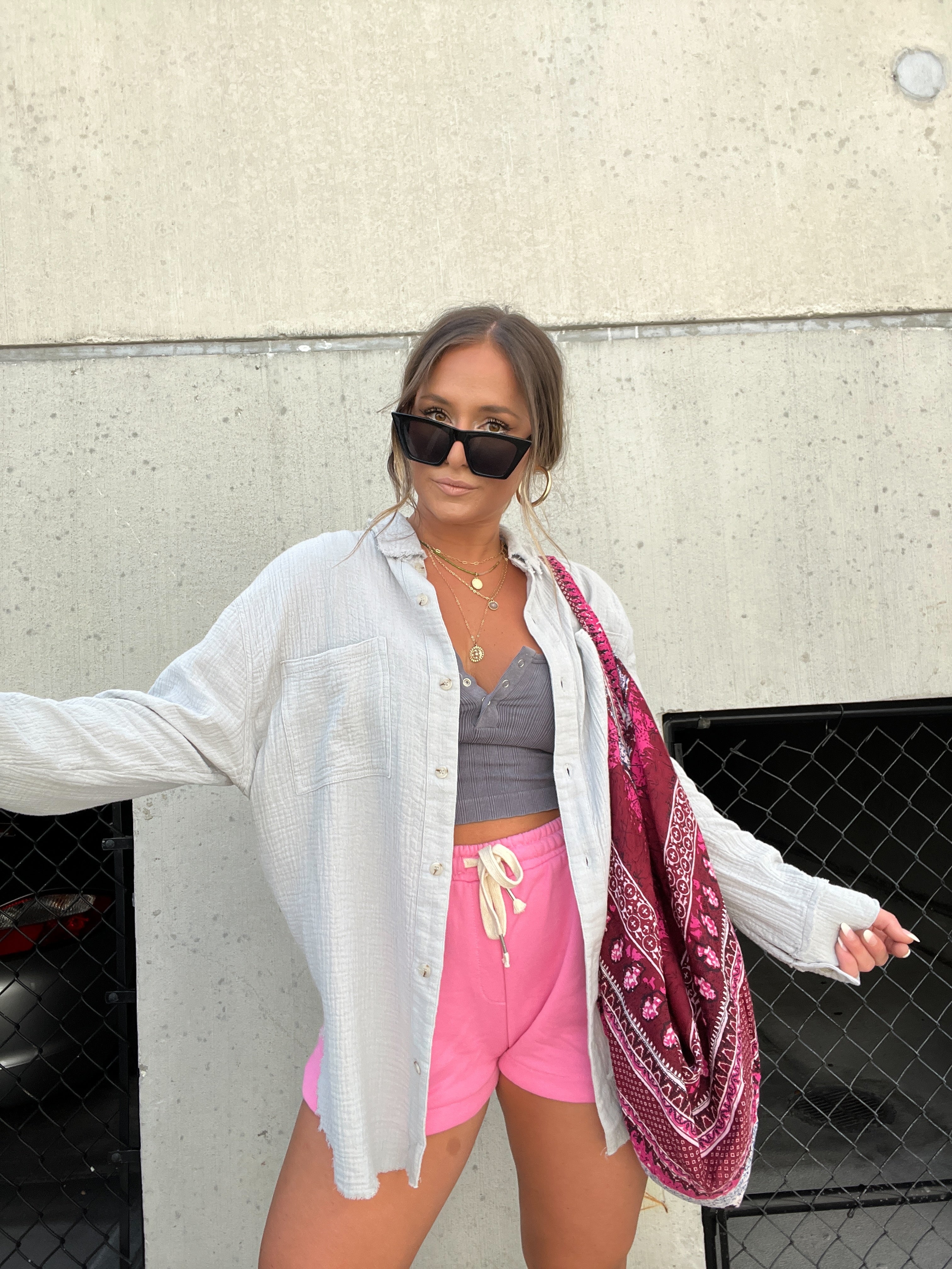 Love is Gauze Button Down Cloud