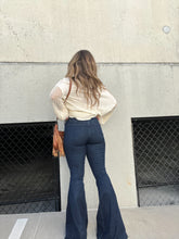 Load image into Gallery viewer, FLARE WITH ME JEANS DK DENIM

