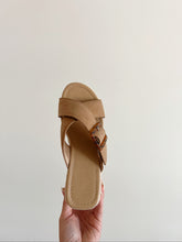 Load image into Gallery viewer, BUCKLE UP RAFFIA WEDGES
