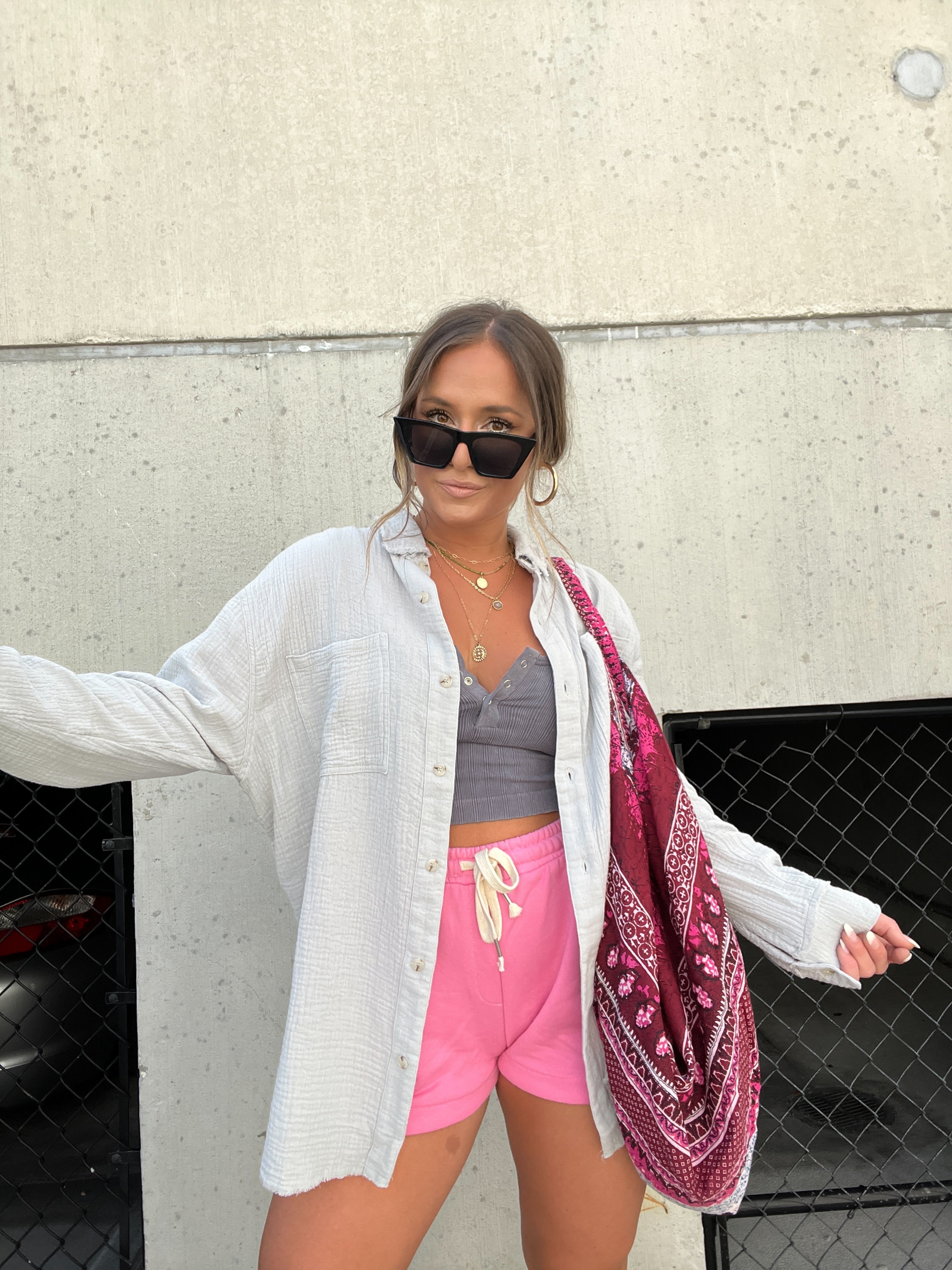 Love is Gauze Button Down Cloud