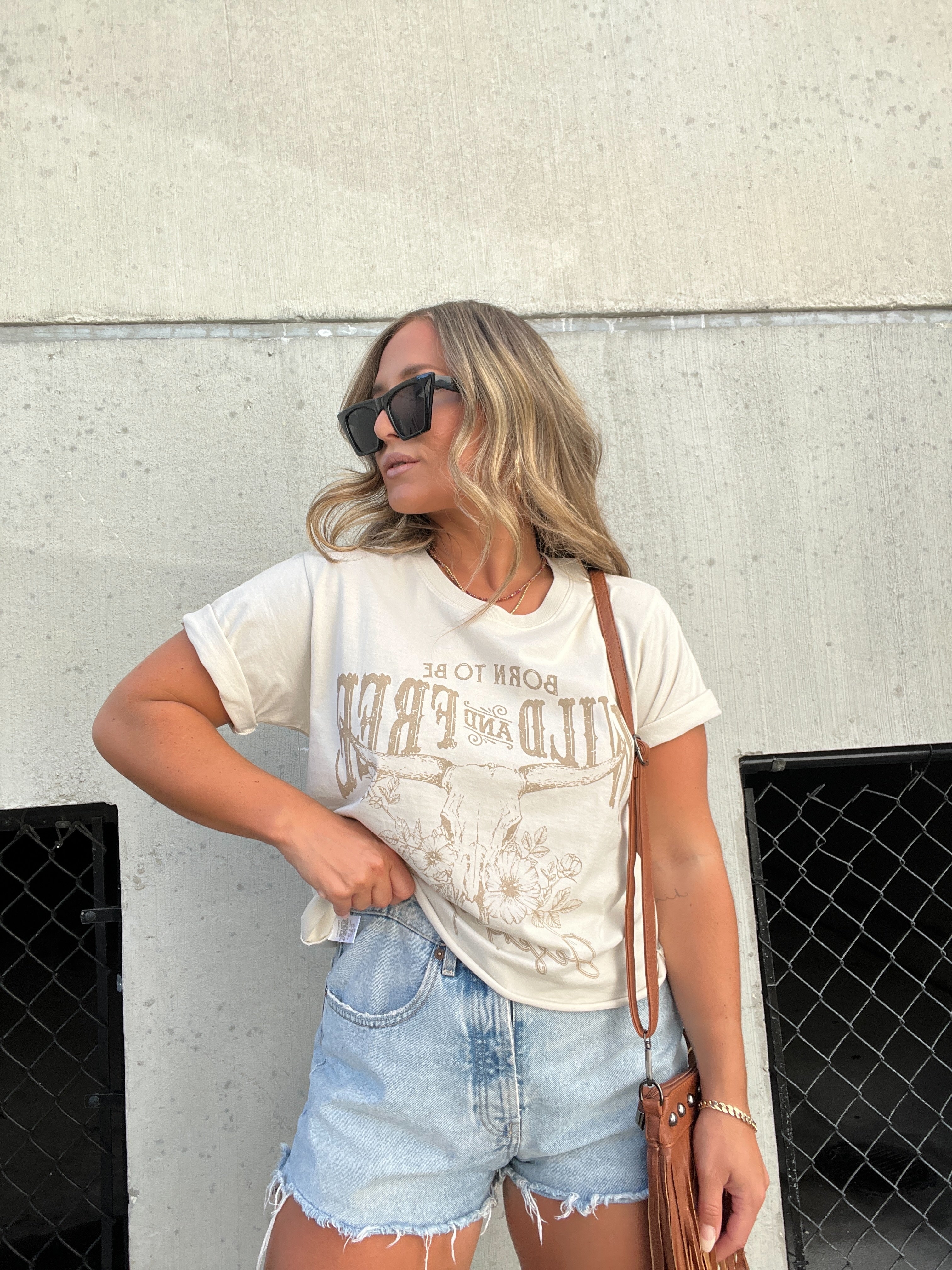 Born to Be Wild and Free Beige