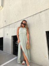 Load image into Gallery viewer, ROMANTIC PLANS MAXI DRESS SEAFOAM
