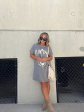 Load image into Gallery viewer, NASHVILLE MINERAL WASHED GRAPHIC DRESS
