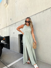 Load image into Gallery viewer, ROMANTIC PLANS MAXI DRESS SEAFOAM
