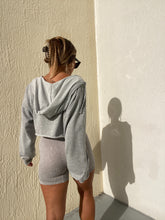 Load image into Gallery viewer, BIKER BABE SHORTS WASHED GREY
