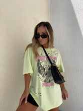 Load image into Gallery viewer, FREE BIRD DISTRESSED TEE NEON
