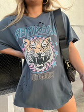 Load image into Gallery viewer, DREAM TIGER GRAPHIC TEE CHARCOAL
