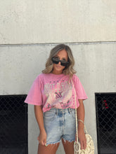 Load image into Gallery viewer, ROCK N ROLL TEE WASHED PINK
