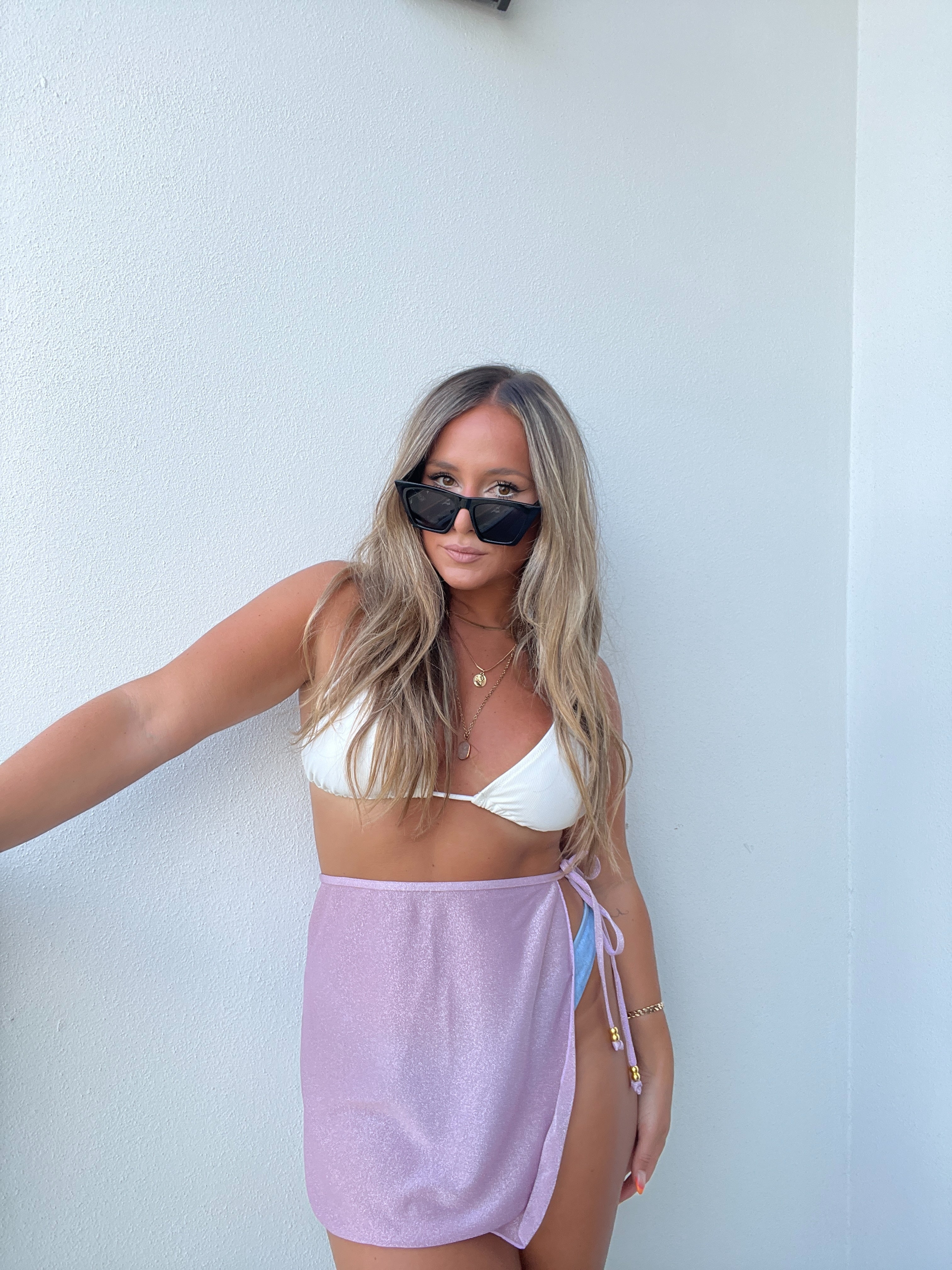 ROSE SHIMMER SARONG