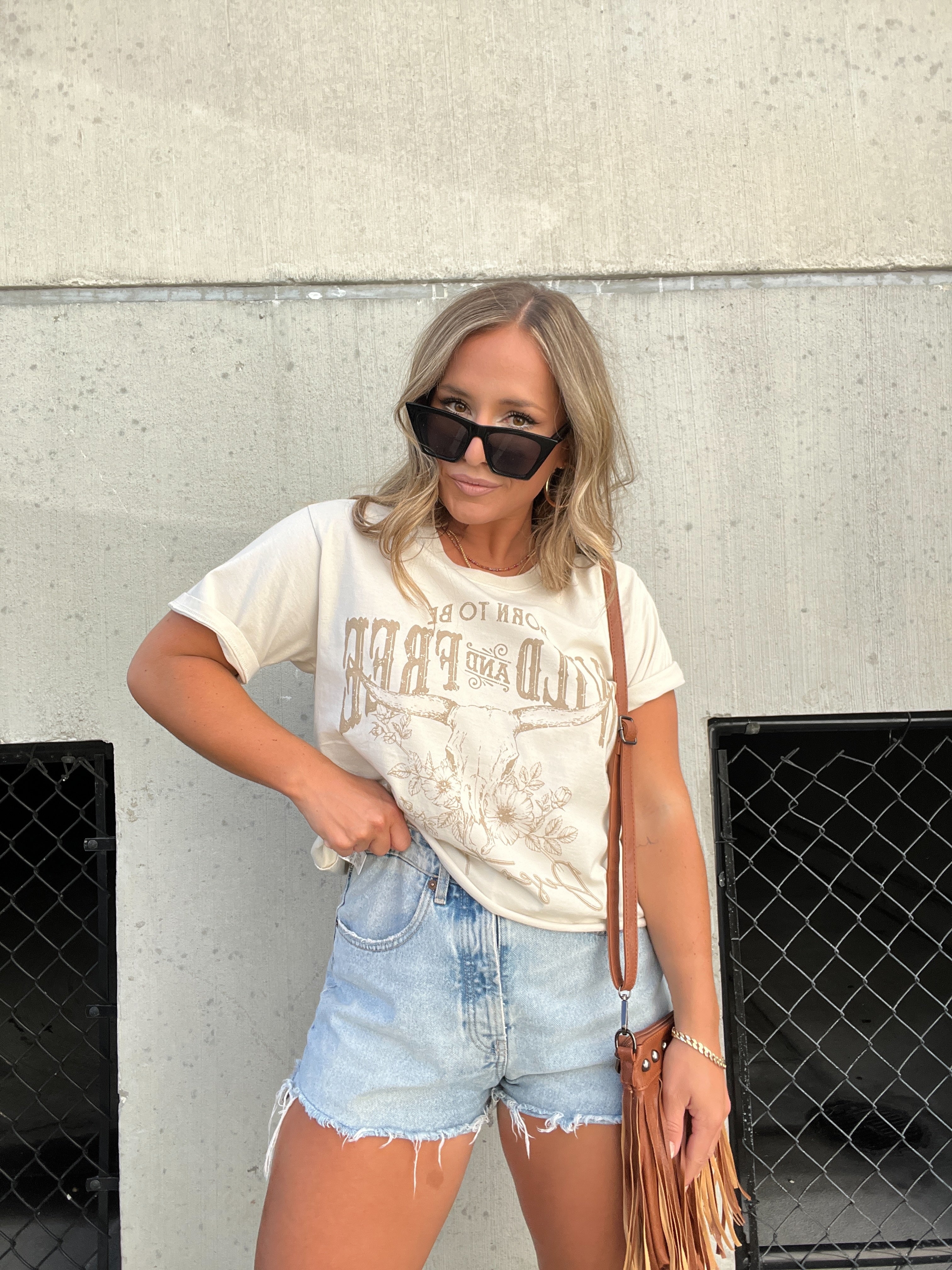 Born to Be Wild and Free Beige