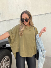 Load image into Gallery viewer, PRICE TO PAY HI-LO TEE OLIVE
