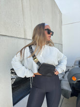 Load image into Gallery viewer, WAFFLE CROPPED HENLEY MIST
