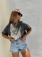 Load image into Gallery viewer, WASHED FREE BIRD GRAPHIC TEE BLACK
