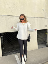 Load image into Gallery viewer, PEEKABOO COLD SHOULDER SWEATSHIRT
