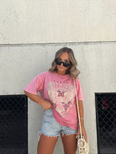 Load image into Gallery viewer, ROCK N ROLL TEE WASHED PINK
