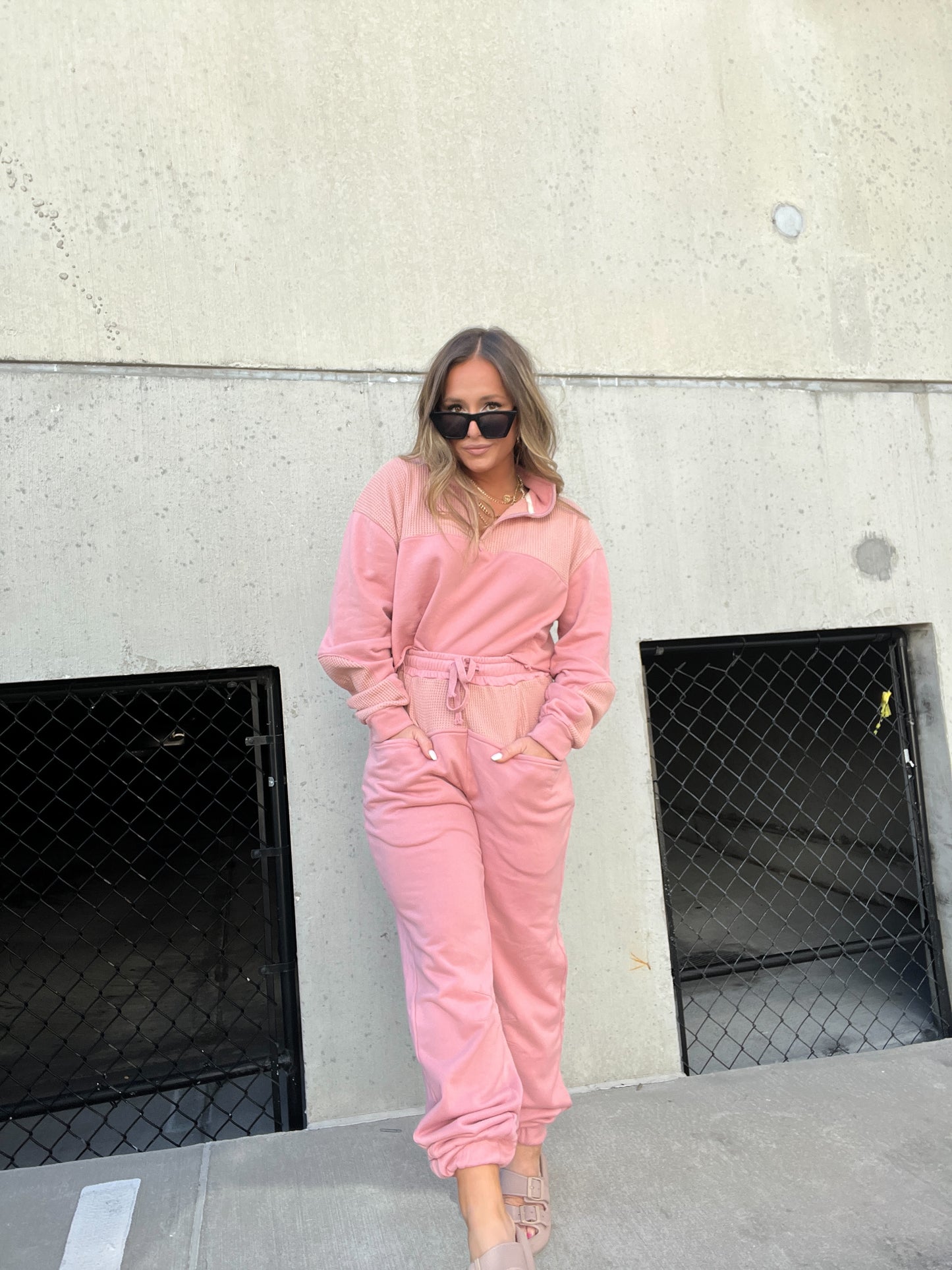 PINK IT'S COMPLICATED JOGGERS