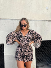 Load image into Gallery viewer, KNOW ABOUT ME LEOPARD ROMPER
