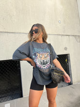 Load image into Gallery viewer, DREAM TIGER GRAPHIC TEE CHARCOAL
