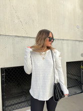 Load image into Gallery viewer, PEEKABOO COLD SHOULDER SWEATSHIRT
