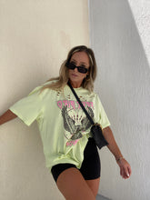 Load image into Gallery viewer, FREE BIRD DISTRESSED TEE NEON
