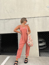Load image into Gallery viewer, RUST RELAXED FIT JUMPSUIT
