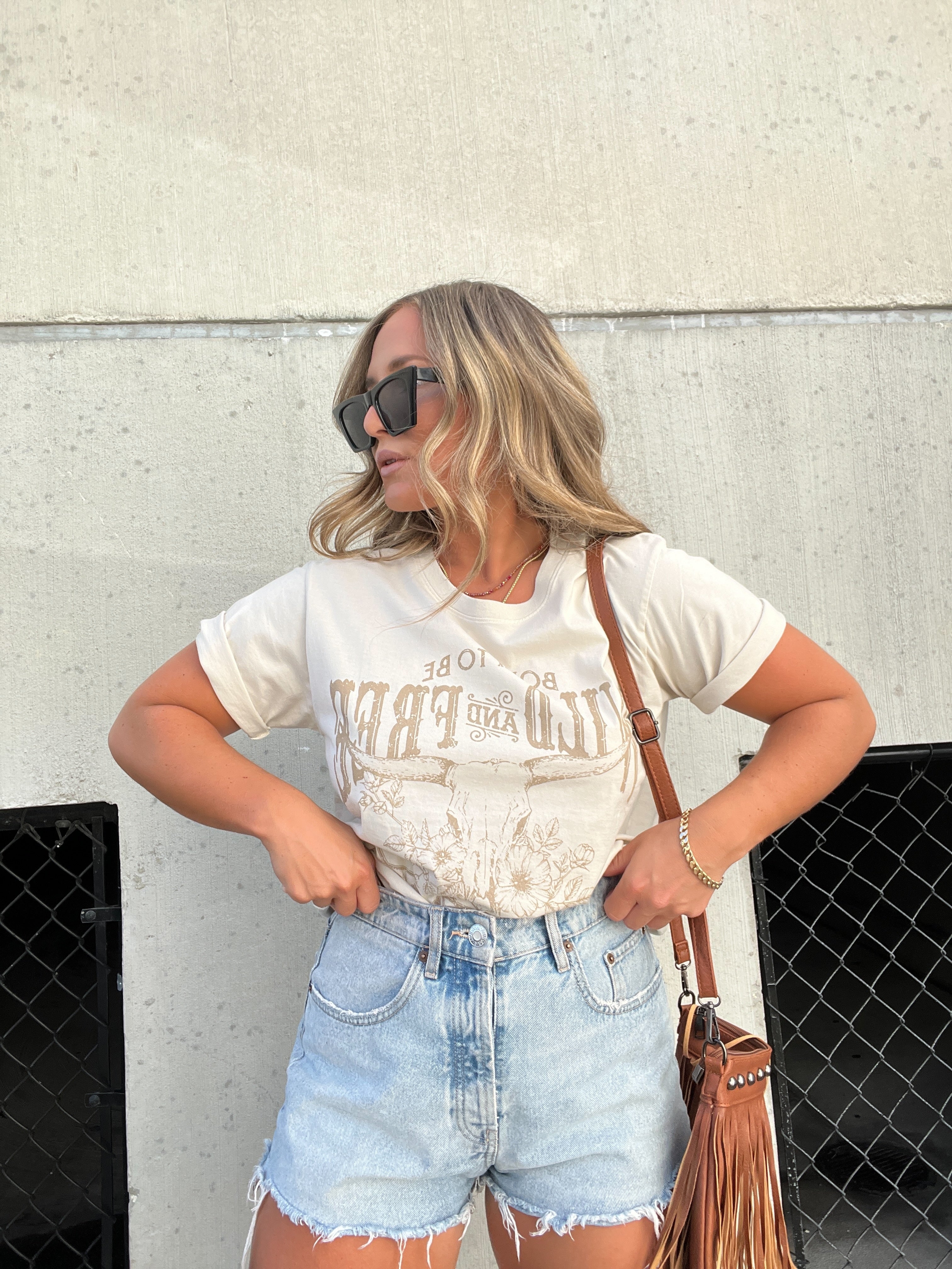 Born to Be Wild and Free Beige