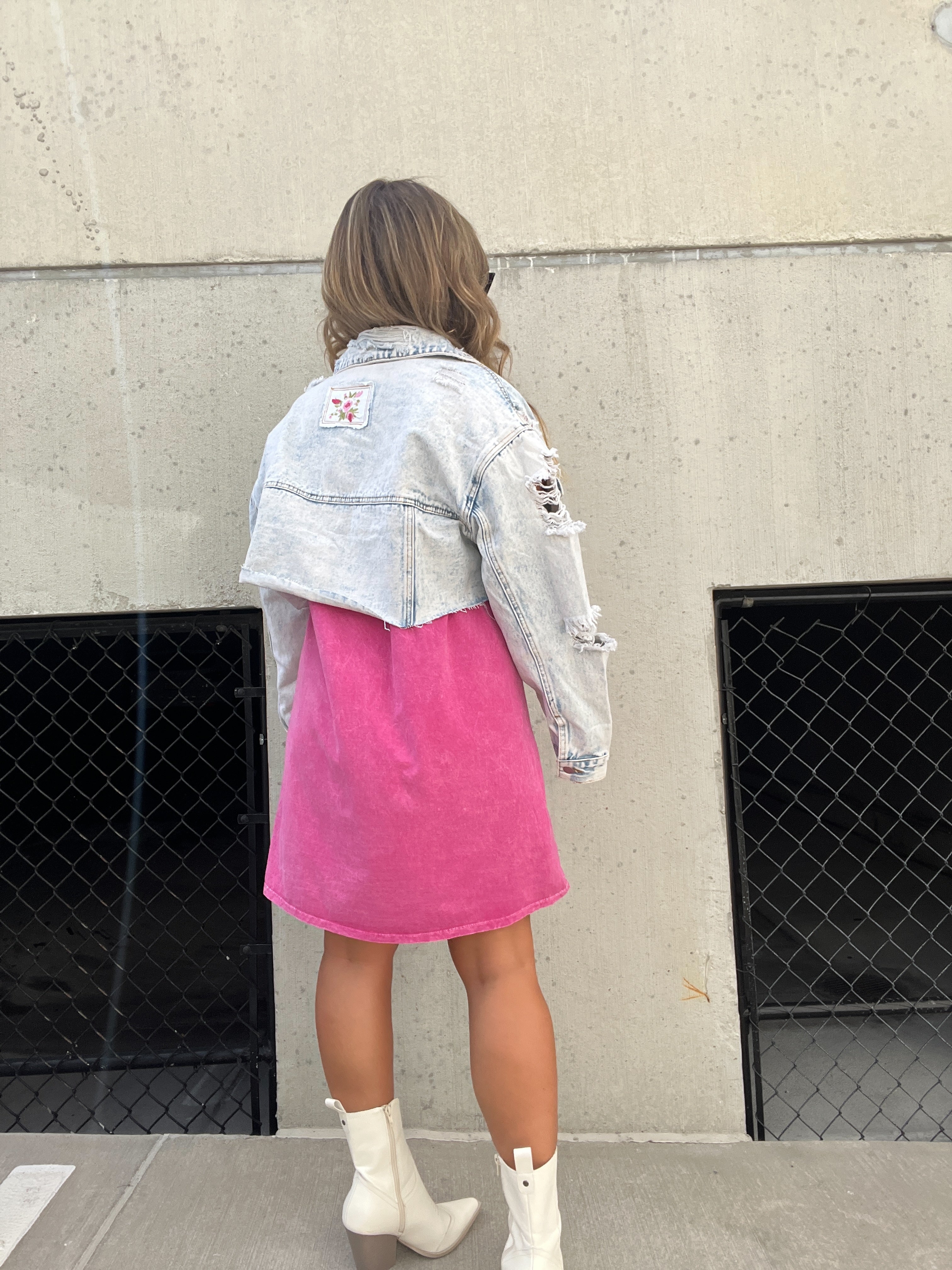 Mineral Magenta Free Bird Dress