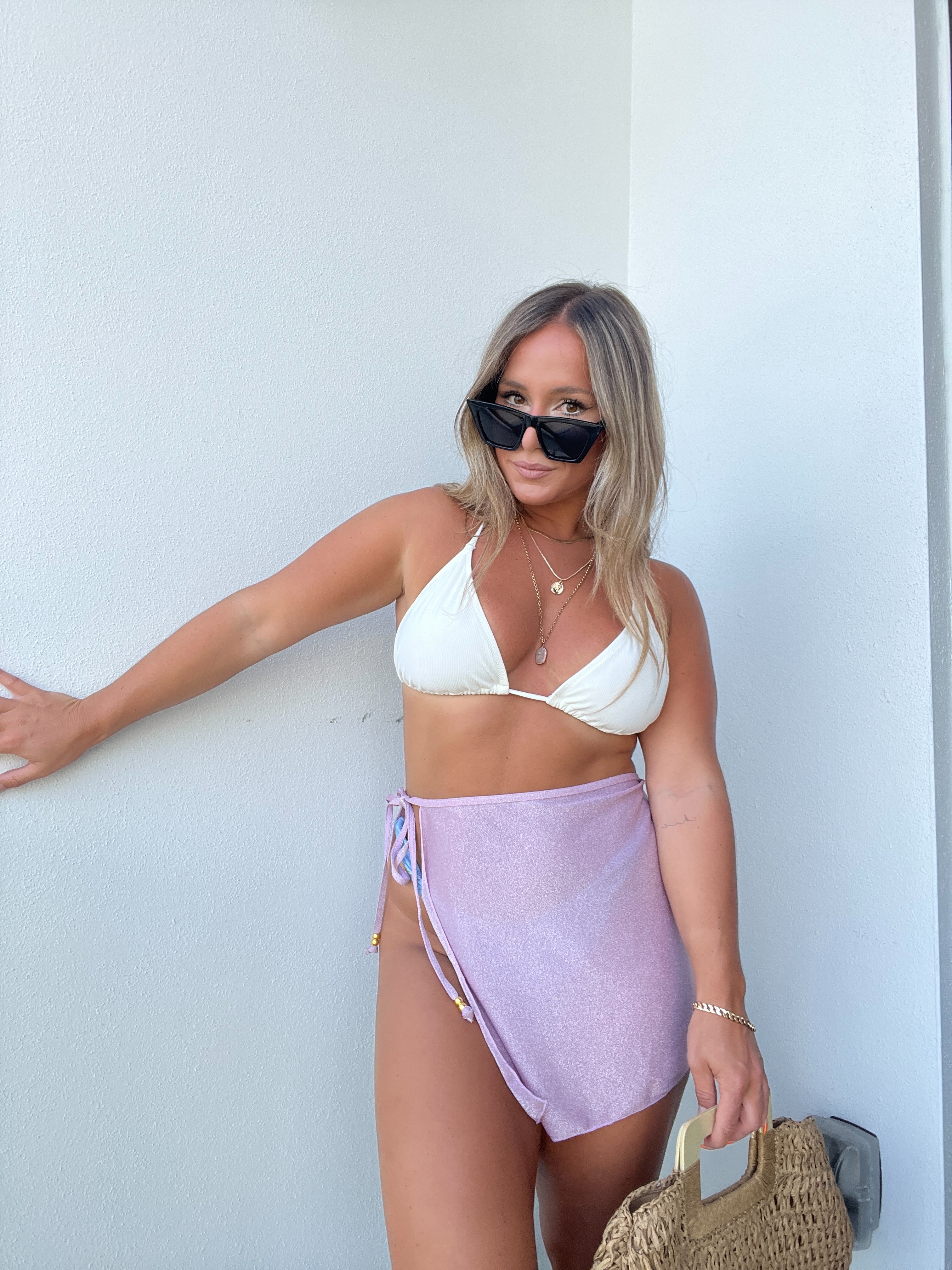 ROSE SHIMMER SARONG