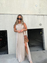 Load image into Gallery viewer, ROMANTIC PLANS MAXI DRESS TAUPE
